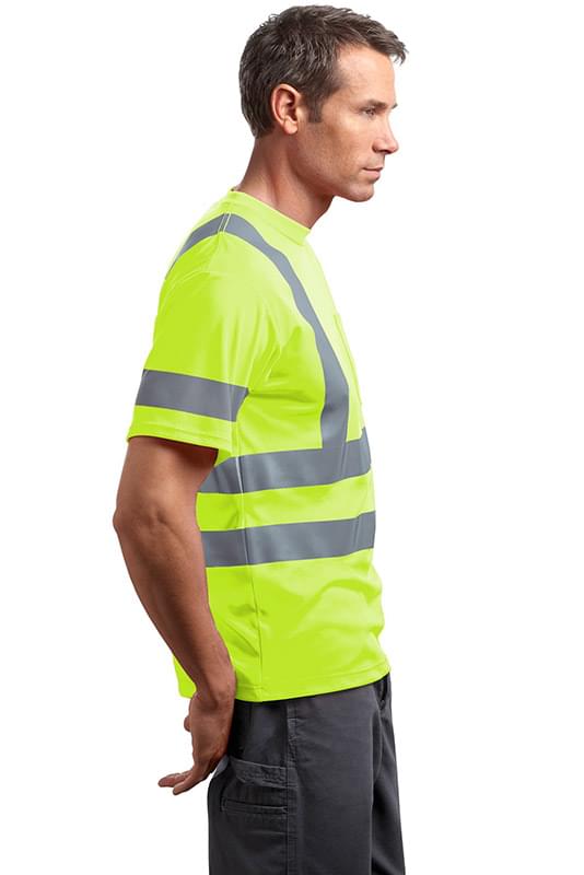 CornerStone &#174;  - ANSI 107 Class 3 Short Sleeve Snag-Resistant Reflective T-Shirt. CS408
