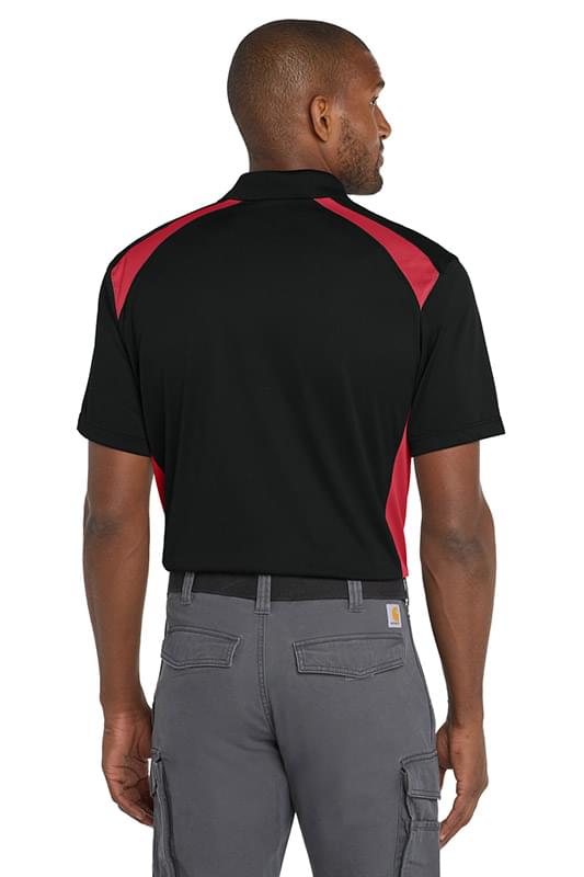 CornerStone &#174;  Select Snag-Proof Two Way Colorblock Pocket Polo. CS416