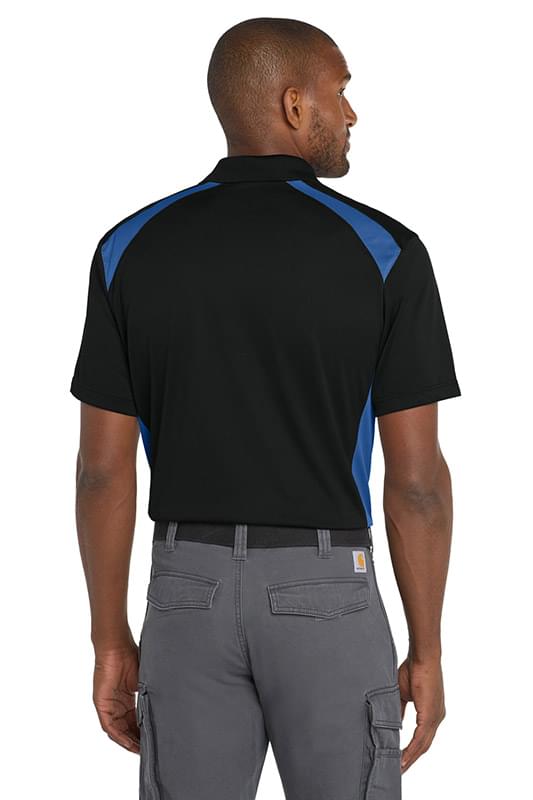 CornerStone &#174;  Select Snag-Proof Two Way Colorblock Pocket Polo. CS416