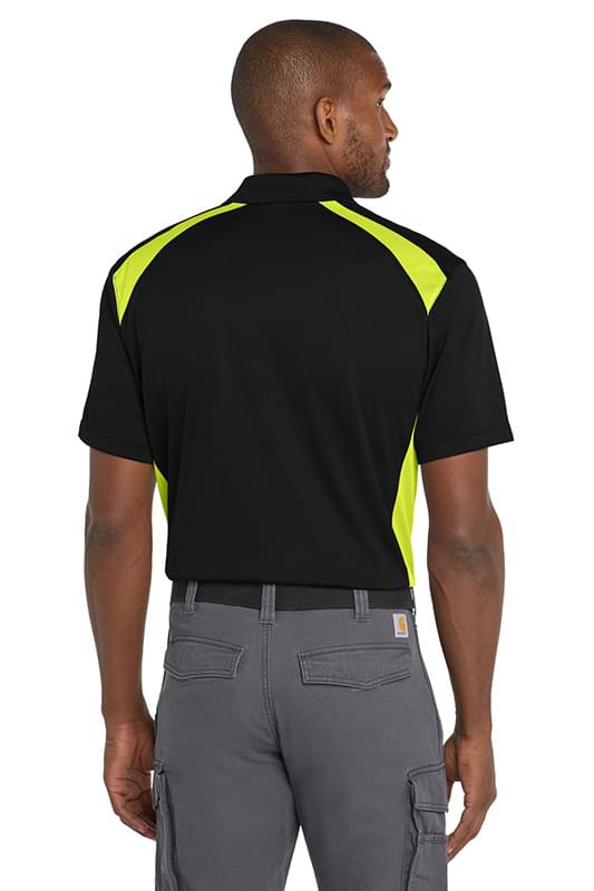CornerStone &#174;  Select Snag-Proof Two Way Colorblock Pocket Polo. CS416