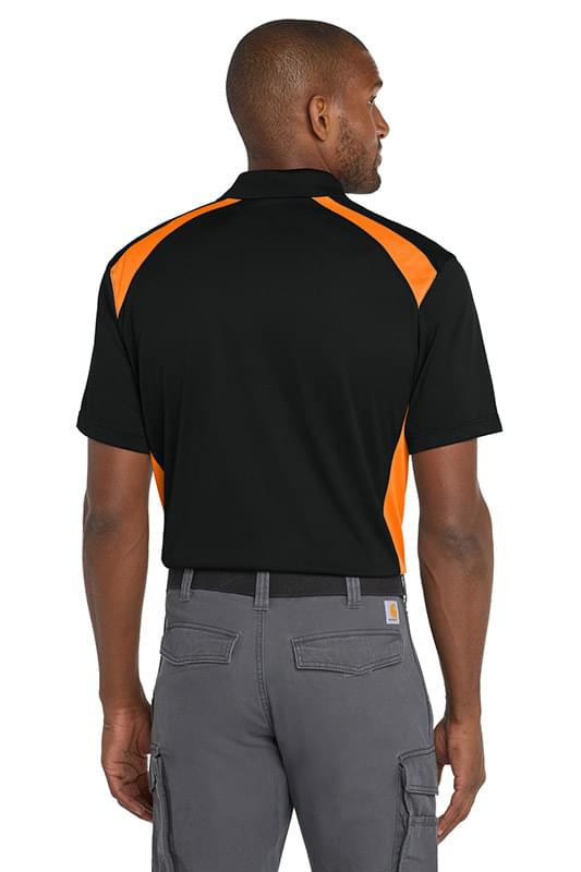 CornerStone &#174;  Select Snag-Proof Two Way Colorblock Pocket Polo. CS416
