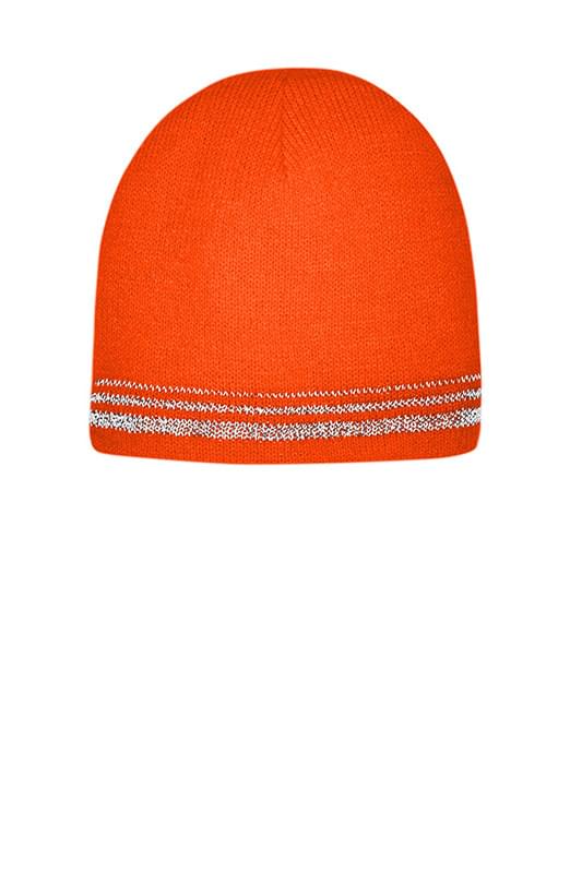 CornerStone  &#174;   Lined Enhanced Visibility with Reflective Stripes Beanie CS804