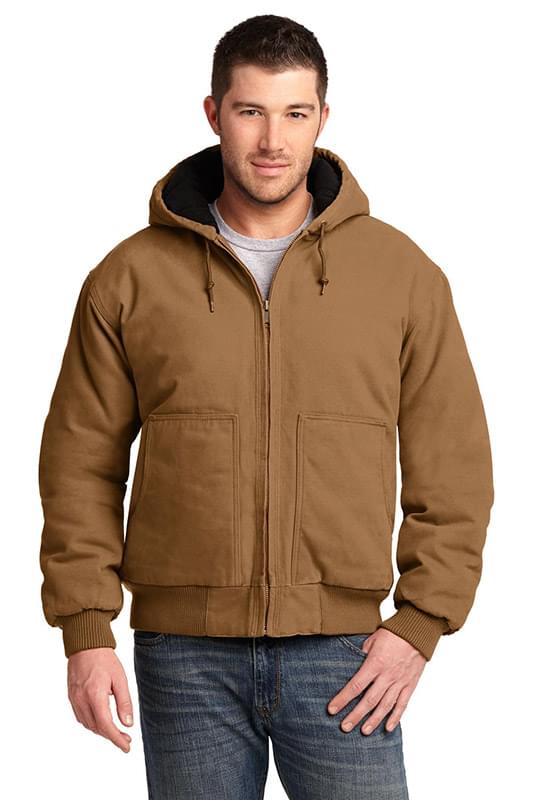 CornerStone &#174;  Washed Duck Cloth Insulated Hooded Work Jacket. CSJ41