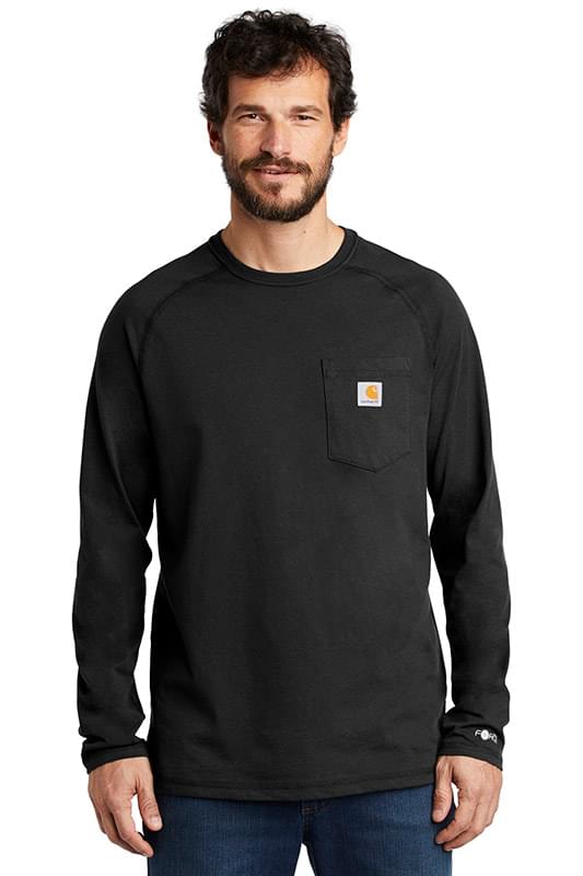 Carhartt Force  &#174;  Cotton Delmont Long Sleeve T-Shirt. CT100393