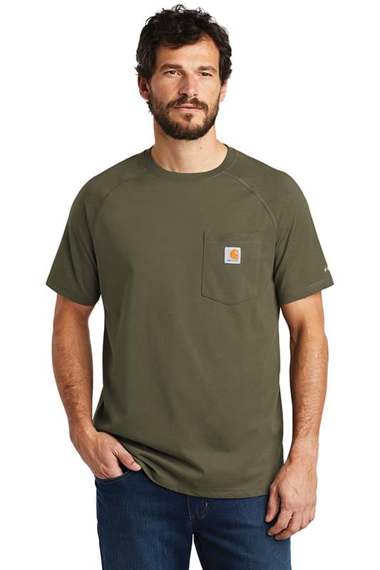 Carhartt Force  &#174;  Cotton Delmont Short Sleeve T-Shirt. CT100410
