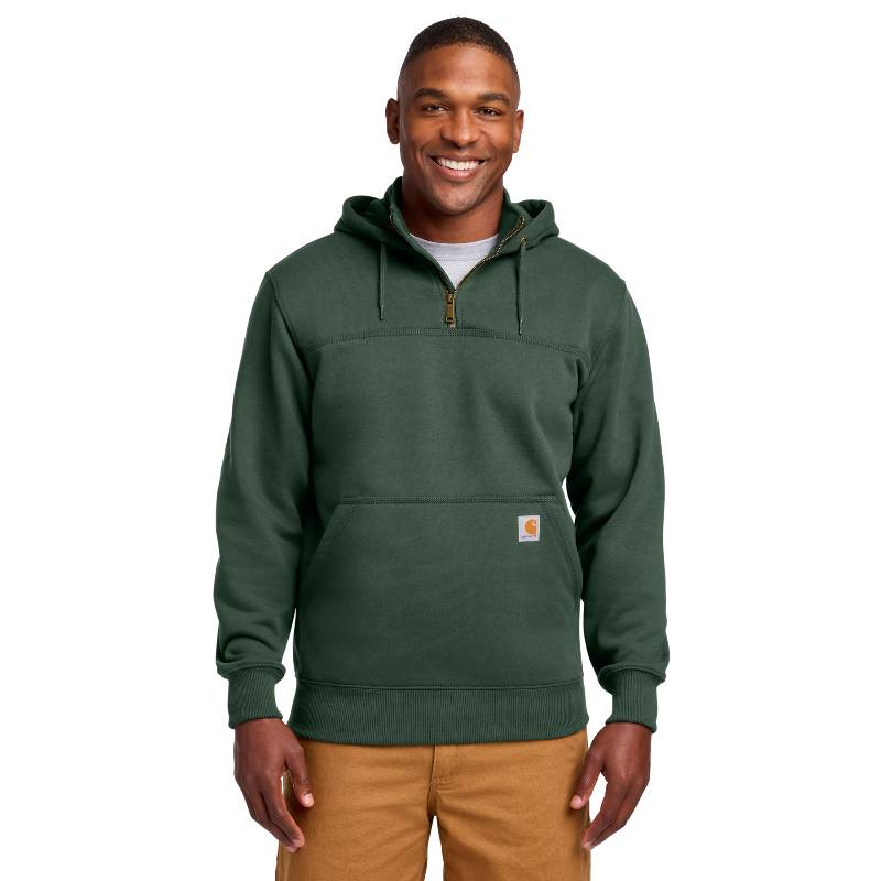 Carhartt  ®  Rain Defender  ®  Paxton Heavyweight Hooded Zip Mock Sweatshirt. CT100617