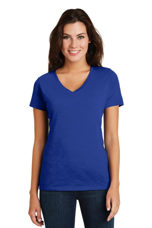 District ® Women's Super Slub ® V-Neck Tee. DM3501