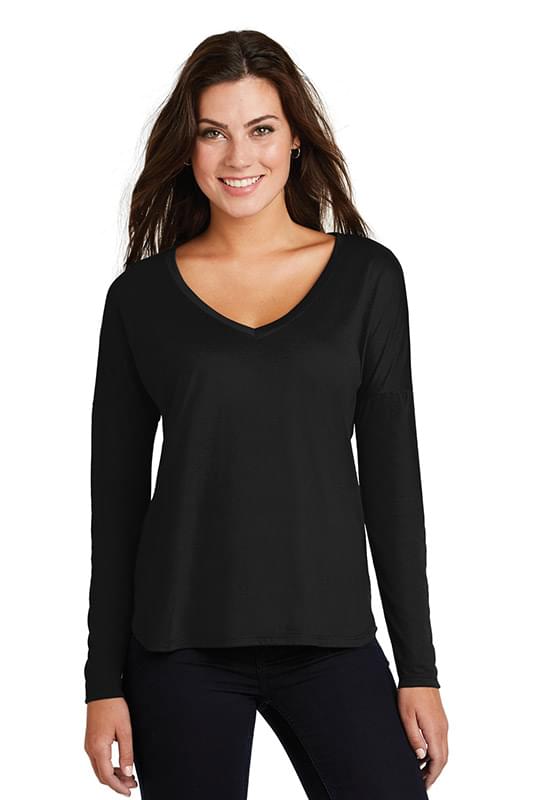 District ® Women's Drapey Long Sleeve Tee. DM413