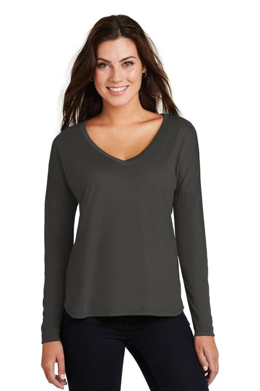 District ® Women's Drapey Long Sleeve Tee. DM413
