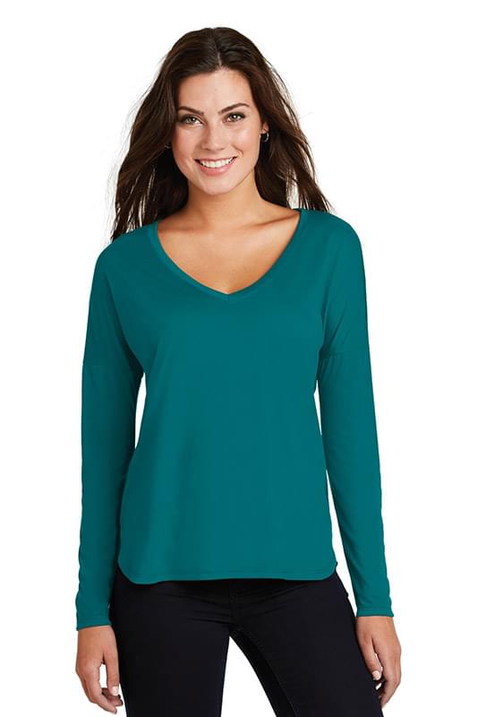 District ® Women's Drapey Long Sleeve Tee. DM413