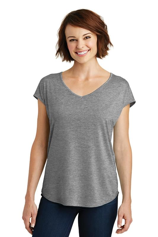District ® Women's Drapey Cross-Back Tee. DM416