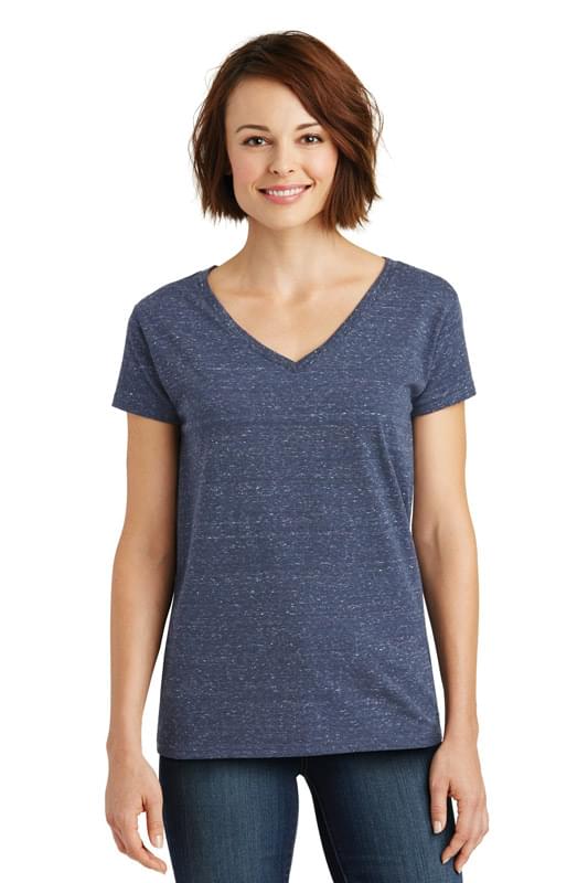 District ® Women's Cosmic V-Neck Tee. DM465