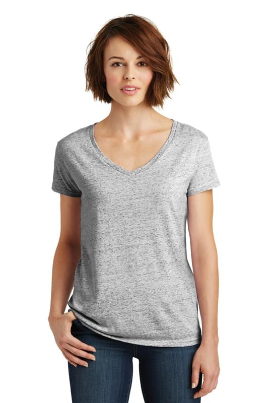 District ® Women's Cosmic V-Neck Tee. DM465