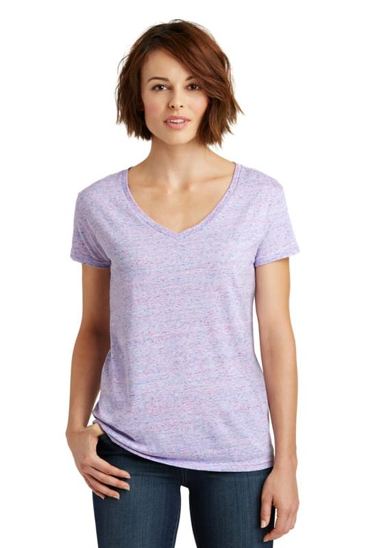 District ® Women's Cosmic V-Neck Tee. DM465