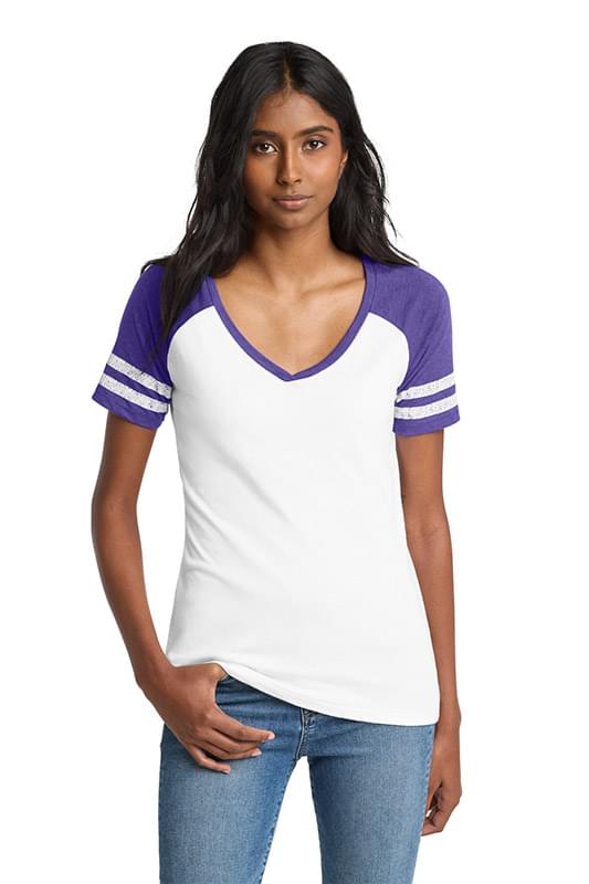 District ® Women's Game V-Neck Tee. DM476 District ® Women's Game V-Neck Tee. DM476