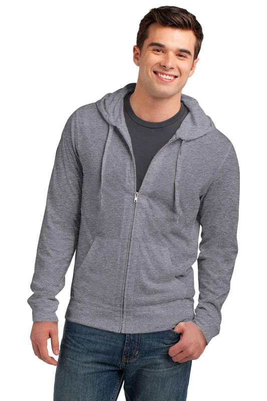 District ® Jersey Full-Zip Hoodie. DT1100