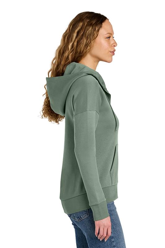 District ® Women's Perfect Weight ® Fleece Drop Shoulder Full-Zip Hoodie DT1104 District ® Women's Perfect Weight ® Fleece Drop Shoulder Full-Zip Hoodie DT1104