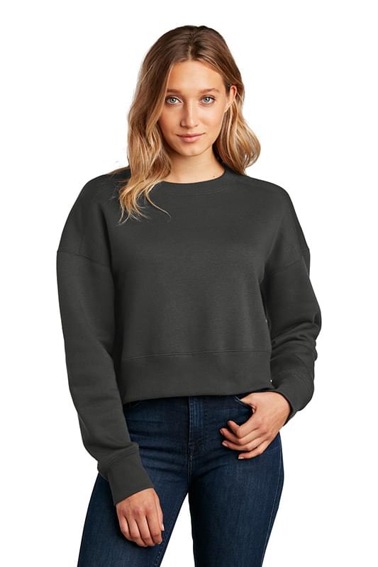 District  &#174;  Women's Perfect Weight  &#174;  Fleece Cropped Crew DT1105
