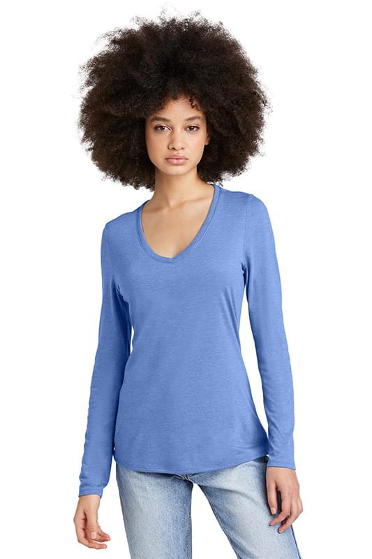 District &#174;  Women's Perfect Tri &#174;  Long Sleeve V-Neck Tee DT135