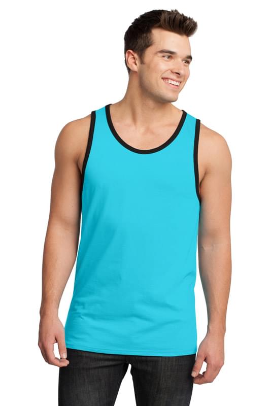 District &#174;  - Young Mens Cotton Ringer Tank DT1500