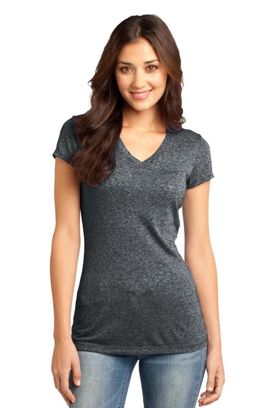 District &#174;  - Juniors Microburn &#174;  V-Neck Tee. DT261