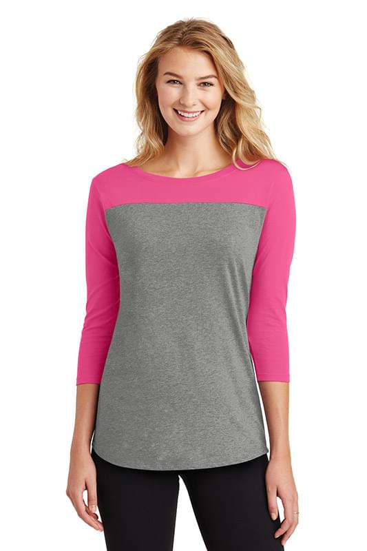 District ® Women's Rally 3/4-Sleeve Tee. DT2700
