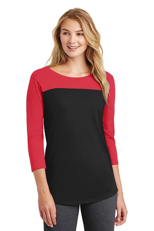 District ® Women's Rally 3/4-Sleeve Tee. DT2700