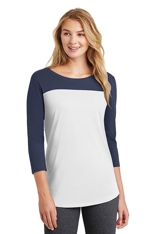 District ® Women's Rally 3/4-Sleeve Tee. DT2700