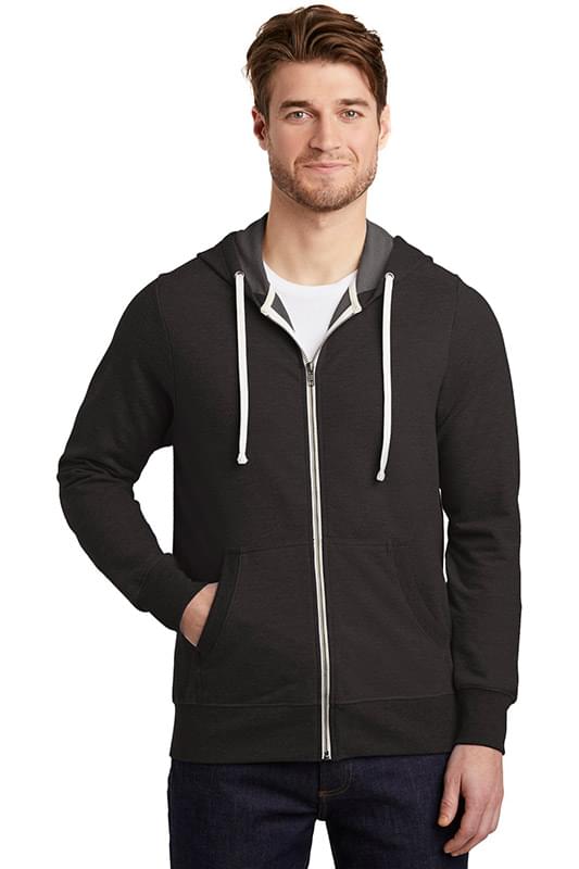 District  &#174;  Perfect Tri  &#174;  French Terry Full-Zip Hoodie. DT356