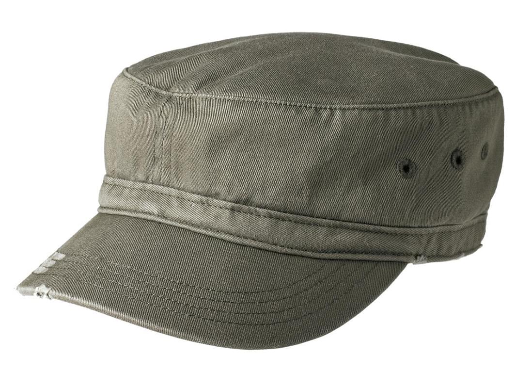 District &#174;  Distressed Military Hat.  DT605