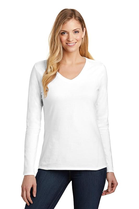 District  &#174;  Women's Very Important Tee  &#174;  Long Sleeve V-Neck. DT6201