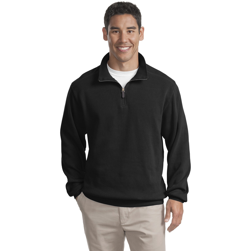 Port Authority &#174;  Flatback Rib 1/4-Zip Pullover.  F220