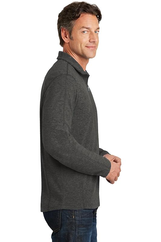 Port Authority ® Heather Microfleece 1/2-Zip Pullover Port Authority ® Heather Microfleece 1/2-Zip Pullover