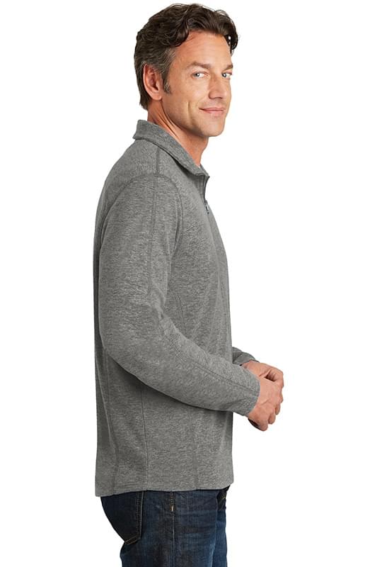 Port Authority ® Heather Microfleece 1/2-Zip Pullover Port Authority ® Heather Microfleece 1/2-Zip Pullover