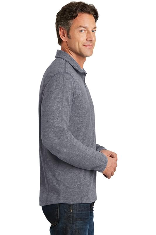 Port Authority ® Heather Microfleece 1/2-Zip Pullover Port Authority ® Heather Microfleece 1/2-Zip Pullover