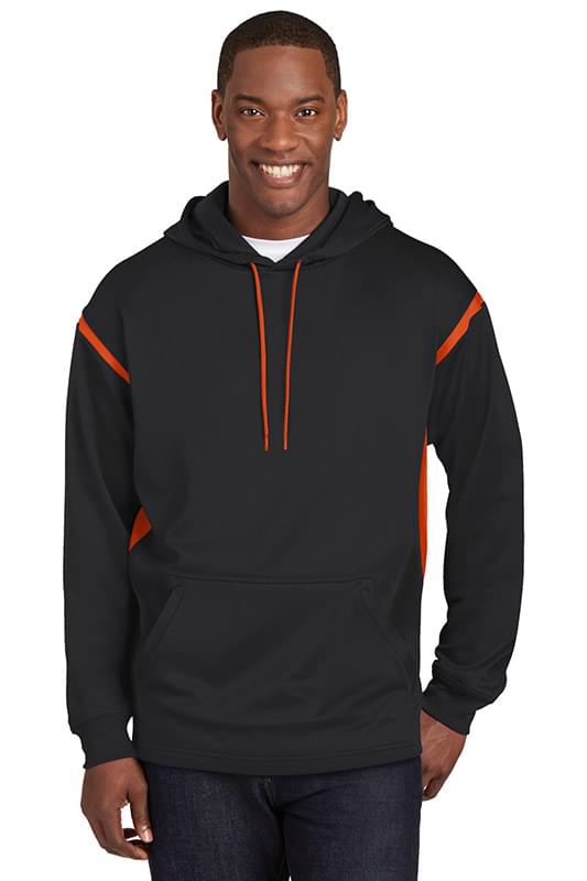 Sport-Tek &#174;  Tech Fleece Colorblock Hooded Sweatshirt. F246