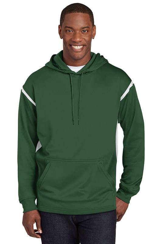 Sport-Tek &#174;  Tech Fleece Colorblock Hooded Sweatshirt. F246