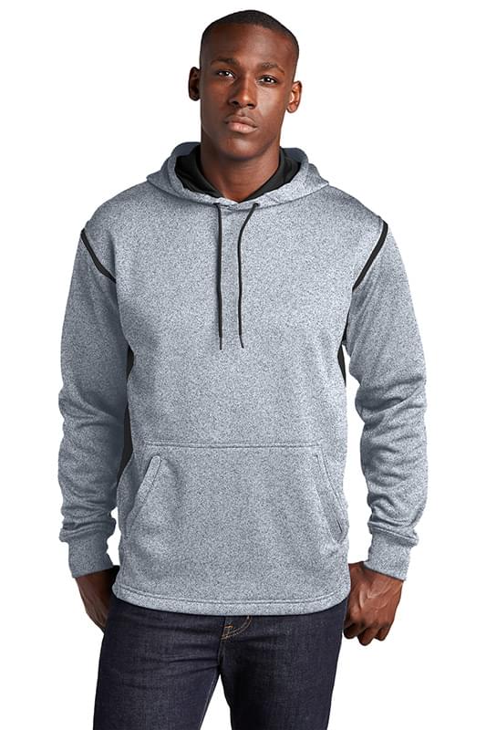 Sport-Tek &#174;  Tech Fleece Colorblock Hooded Sweatshirt. F246