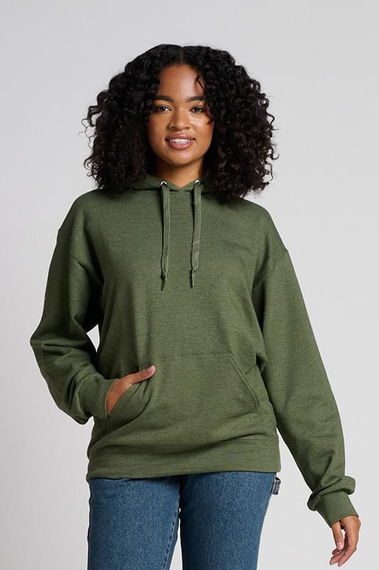 Jerzees Ultimate ™ Unisex CVC Ring Spun Hooded Sweatshirt IC49M