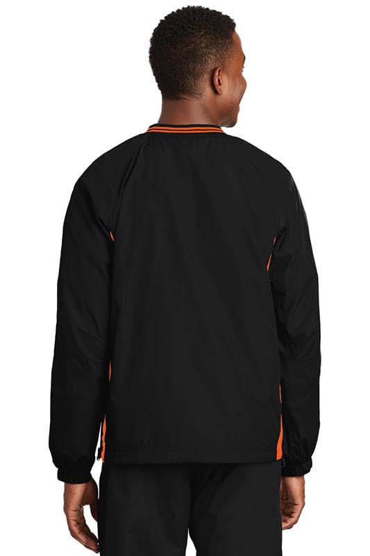 Sport-Tek ® Tipped V-Neck Raglan Wind Shirt. JST62 Sport-Tek ® Tipped V-Neck Raglan Wind Shirt. JST62