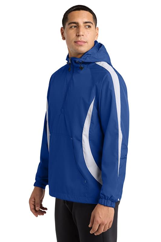 Sport-Tek &#174;  Colorblock Raglan Anorak. JST63