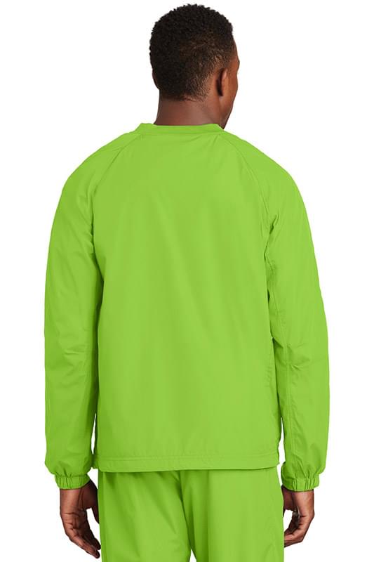 Sport-Tek &#174;  V-Neck Raglan Wind Shirt. JST72