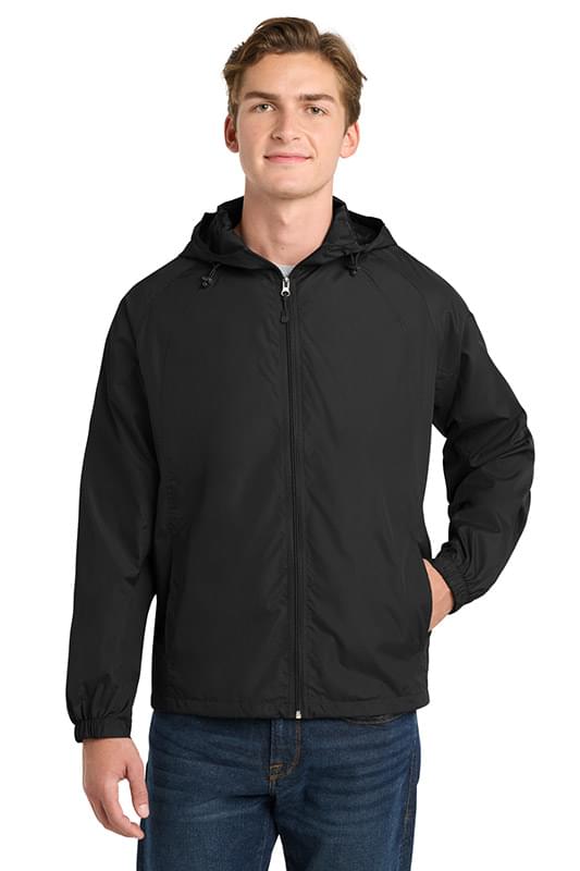 Sport-Tek &#174;  Hooded Raglan Jacket. JST73