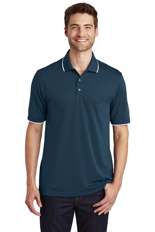 Port Authority&#174; Dry Zone&#174; UV Micro-Mesh Tipped Polo