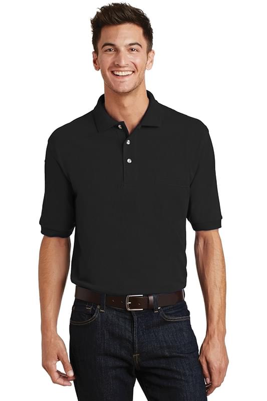 Port Authority &#174;  Heavyweight Cotton Pique Polo with Pocket.  K420P