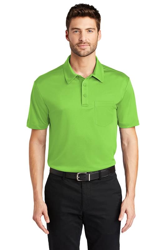 Port Authority Silk Touch™ Long Sleeve Polo with Pocket, Product