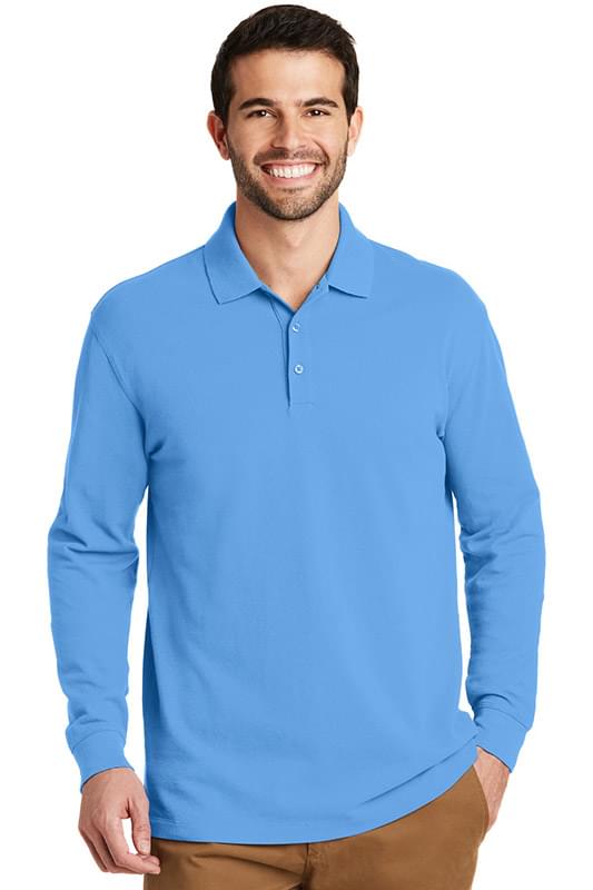 Port Authority ® EZCotton ™ Long Sleeve Polo. K8000LS