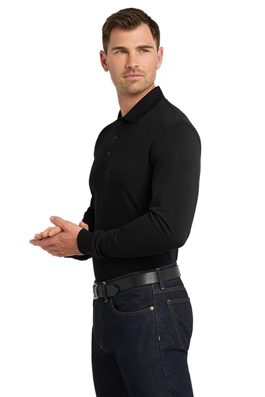 Port Authority ® EZCotton ® Long Sleeve Polo. K8000LS Port Authority ® EZCotton ® Long Sleeve Polo. K8000LS