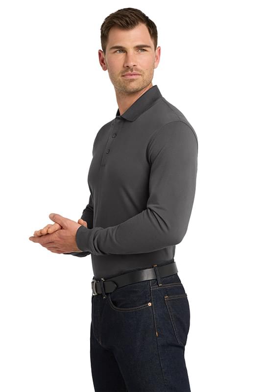 Port Authority &#174;  EZCotton &#174;  Long Sleeve Polo. K8000LS