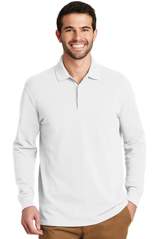 Port Authority ® EZCotton ™ Long Sleeve Polo. K8000LS